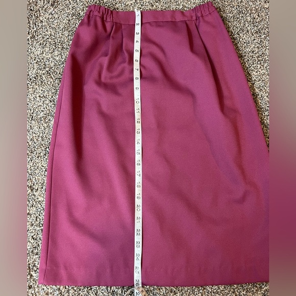 Chad Steven’s Blazer Skirt Set  Pink Pearl Trimmed Swing Blazer Size 12 - Picture 14 of 14